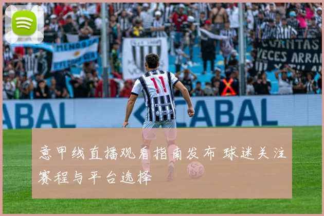 意甲线直播观看指南发布 球迷关注赛程与平台选择